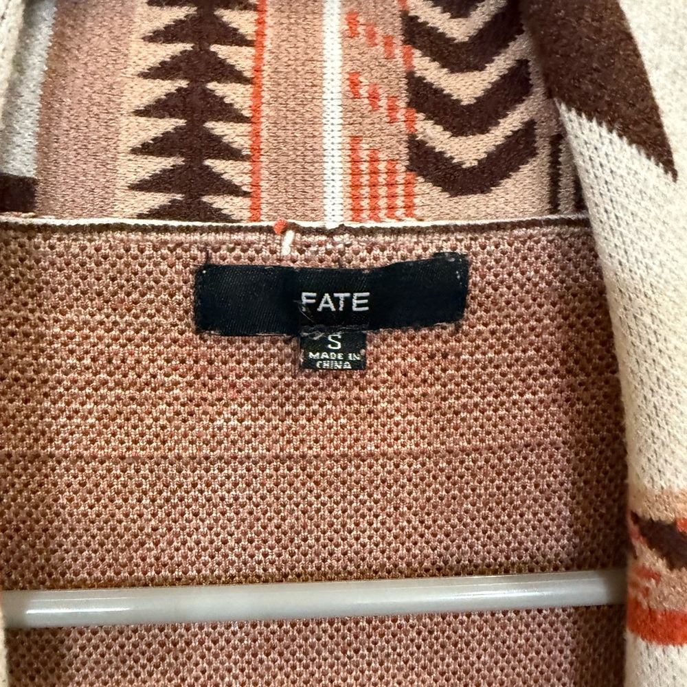 Geometric Patterned Cardigan - image 2